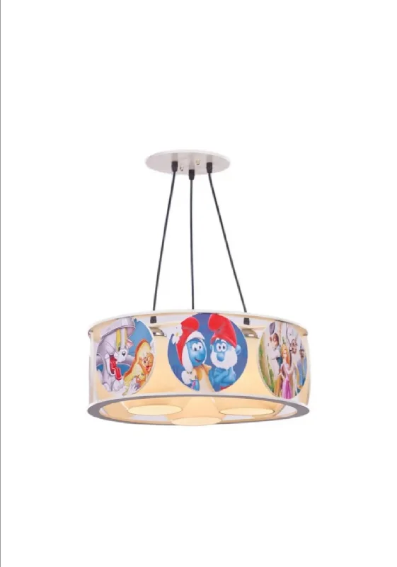 Chandeliers for Low Ceilings to Avoid OvercrowdingModern wooden children's chandelier, 3 bulbs-as-500