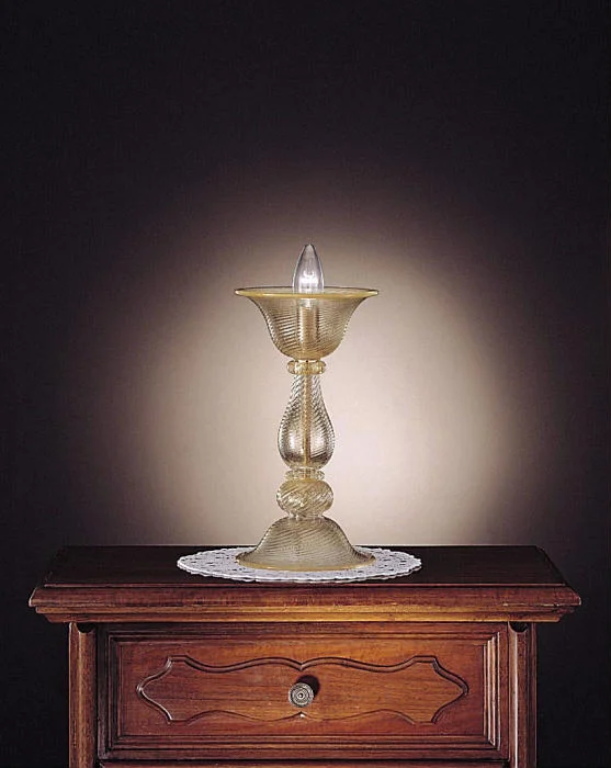 Small Chandeliers for Compact RoomsMurano Glass Candlestick Table Light