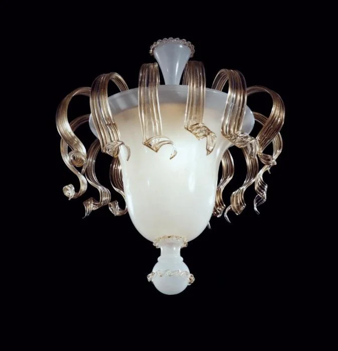 Mid - Century Modern Chandeliers for Vintage AppealMurano Glass Ceiling Light