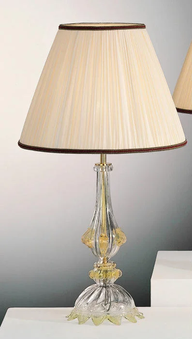 Chandeliers for Dining Rooms to Set the Mood for MealsMurano Glass Lamp Base With Golden Decoration