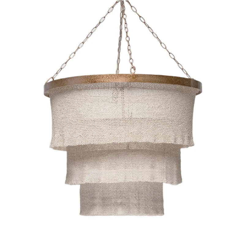 Chandeliers with Metal Frames in Black FinishPatricia Round Chandelier