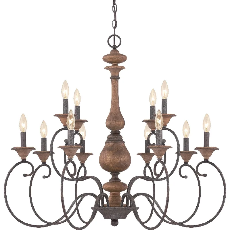 Chandeliers with Clear Crystal for a Sparkling EffectAuburn Chandelier