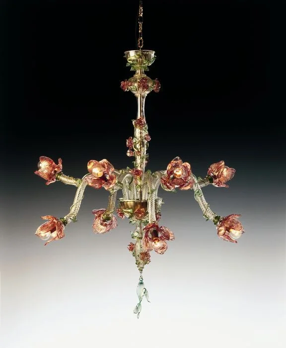 Art Deco Chandeliers for a Retro - Glam LookRuby Gold And Green Murano Glass Art Floral Chandelier Art Deco Chandeliers for a Retro - Glam LookRuby Gold And Green Murano Glass Art Floral Chandelier