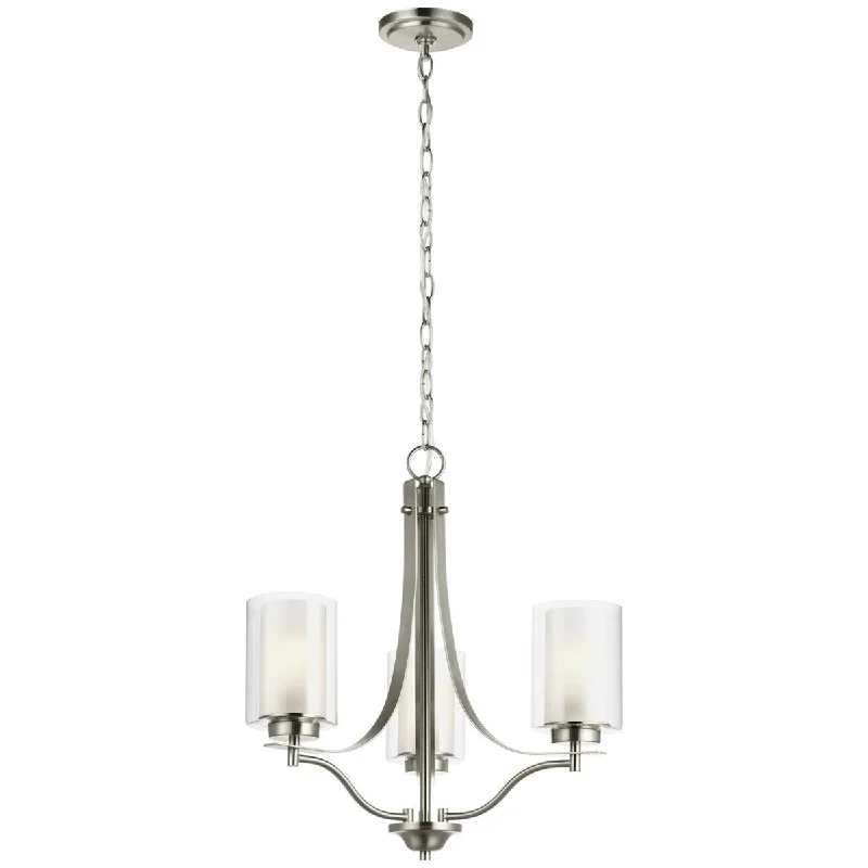 Victorian - Inspired Chandeliers with Ornate DetailsSea Gull Lighting Elmwood Park 3-Light Chandelier Victorian - Inspired Chandeliers with Ornate DetailsSea Gull Lighting Elmwood Park 3-Light Chandelier