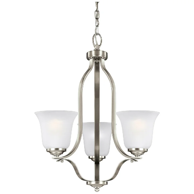 Chandeliers with Venetian Glass for a Luxurious LookSea Gull Lighting Emmons 3-Light Chandelier