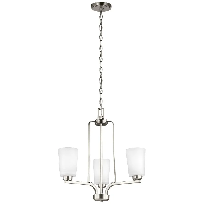 Incandescent Chandeliers for a Warm and Traditional GlowSea Gull Lighting Franport 3-Light Chandelier - 9.5W Incandescent Chandeliers for a Warm and Traditional GlowSea Gull Lighting Franport 3-Light Chandelier - 9.5W