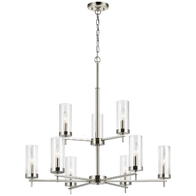 Chandeliers with Adjustable Height for Custom InstallationSea Gull Lighting Zire 9-Light Chandelier