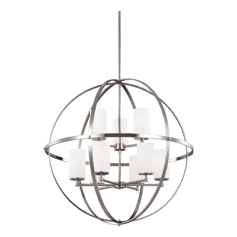 Chandeliers with Metal Frames in Silver FinishAlturas Chandelier