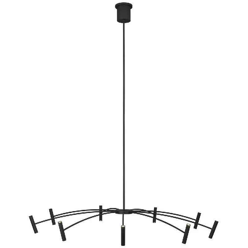 Chandeliers with Metal Frames in Black FinishTech Lighting Aerial 55" LED Chandelier Chandeliers with Metal Frames in Black FinishTech Lighting Aerial 55" LED Chandelier