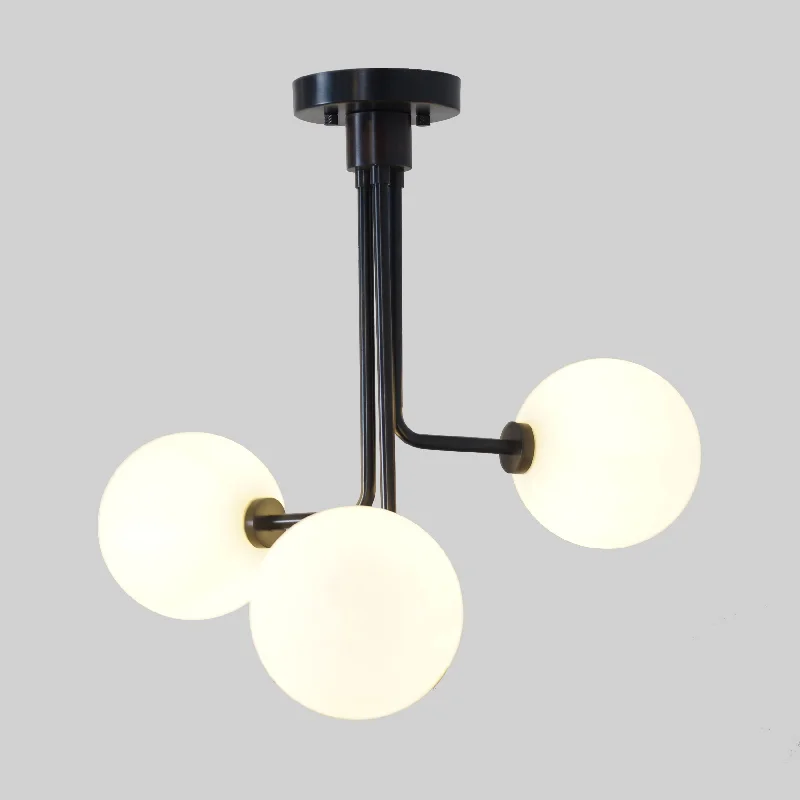 Mini Chandeliers for Adding Charm to Small SpacesThree Globe Sputnik Chandelier Ceiling Fixture