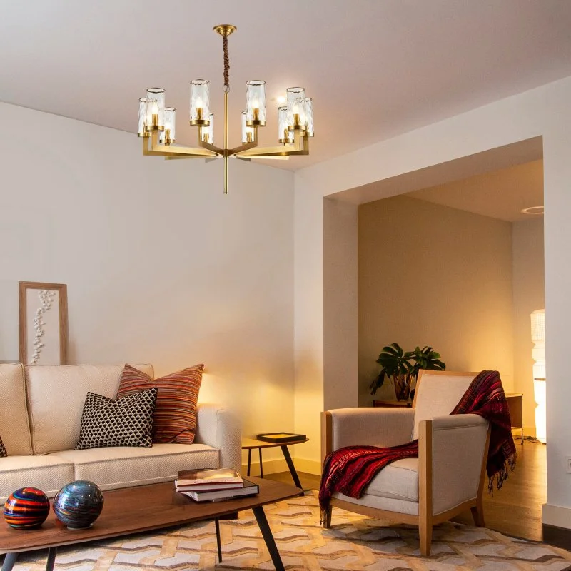 Chandeliers for High Ceilings to Fill Vertical SpaceUzziel Luxury Chandelier