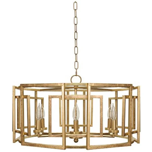 Chandeliers with Metal Frames in Copper FinishWorlds Away Square Motif Drum Chandelier with Six Arm Light Chandeliers with Metal Frames in Copper FinishWorlds Away Square Motif Drum Chandelier with Six Arm Light