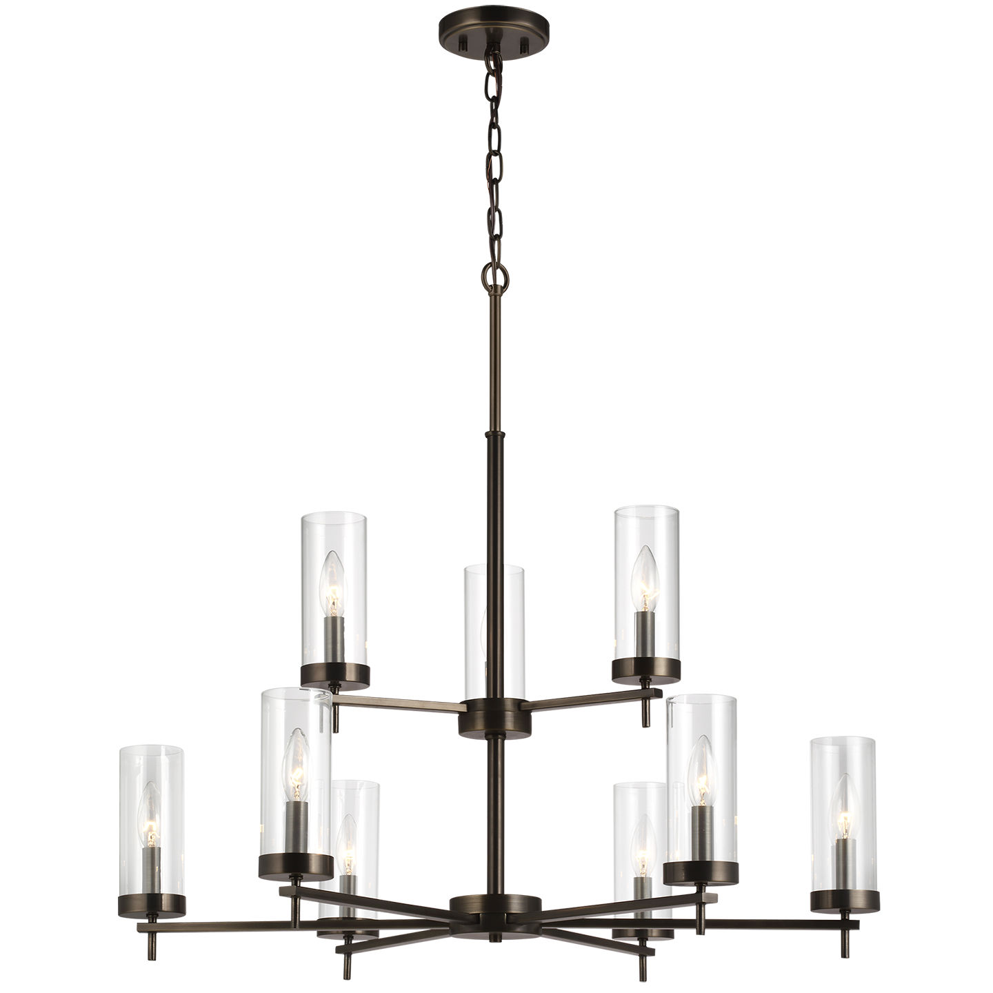 Incandescent Chandeliers for a Warm and Traditional GlowZire Nine Light Chandelier