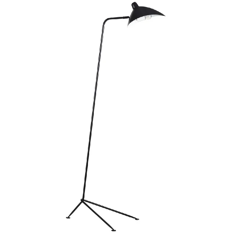 Metal Floor Lamp with a Matte Black Finish for a Sleek Look1LT Floor Lamp, Matte Black