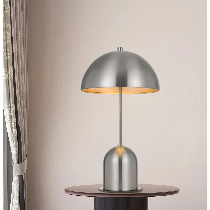 Metal Floor Lamp with a Matte Black Finish for a Sleek Look40W Peppa Metal Accent Lamp With On Off Touch Sensor Switch, Brushed Steel By Cal Lighting Metal Floor Lamp with a Matte Black Finish for a Sleek Look40W Peppa Metal Accent Lamp With On Off Touch Sensor Switch, Brushed Steel By Cal Lighting