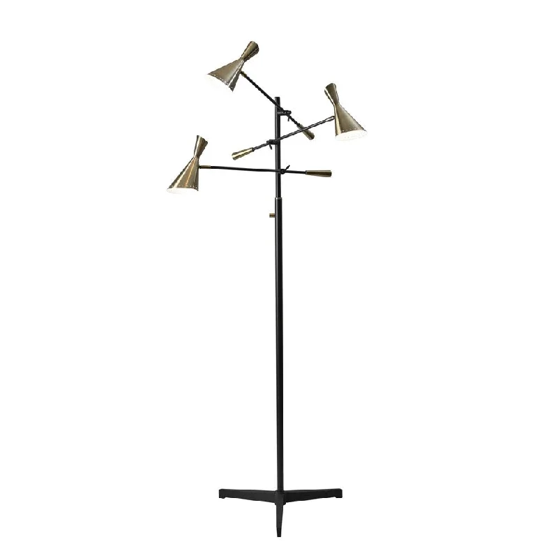 Victorian Style Floor Lamp for Traditional and Elegant InteriorsAdesso Zelda LED 3-Arm Floor Lamp Victorian Style Floor Lamp for Traditional and Elegant InteriorsAdesso Zelda LED 3-Arm Floor Lamp