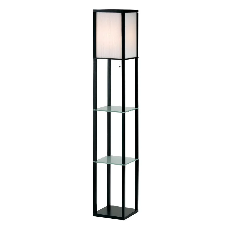 Wood Floor Lamp with Natural Grain for a Warm and Organic FeelBerk Shelf 1-light Floor Lamp Wood Floor Lamp with Natural Grain for a Warm and Organic FeelBerk Shelf 1-light Floor Lamp