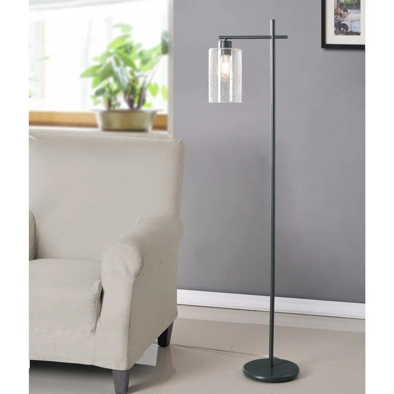 Industrial Style Floor Lamp with Exposed Bulbs for Loft ApartmentsByron Graphite 60 Inch Floor Lamp