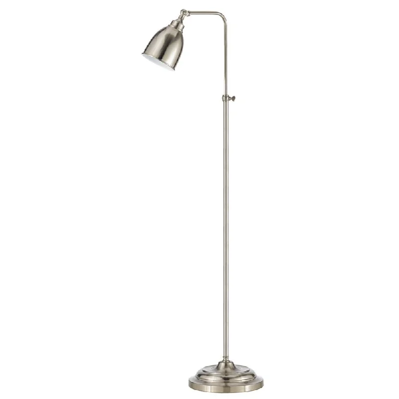 Metal Floor Lamp with a Matte Black Finish for a Sleek LookCal Lighting BO-2032FL-BS 60W Pharmacy Floor Lamp Metal Floor Lamp with a Matte Black Finish for a Sleek LookCal Lighting BO-2032FL-BS 60W Pharmacy Floor Lamp