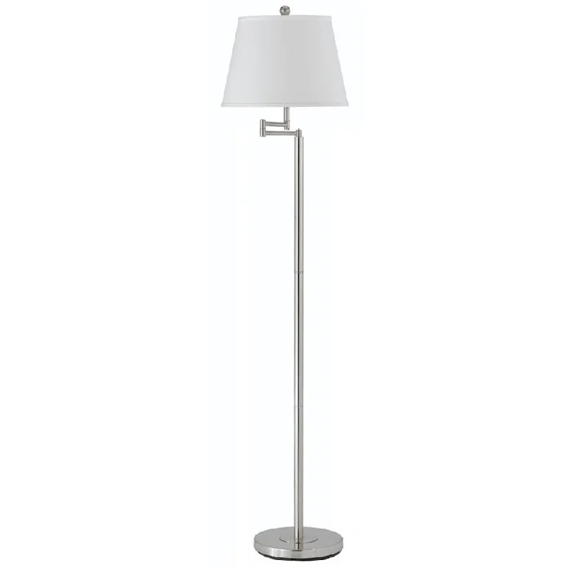 Victorian Style Floor Lamp for Traditional and Elegant InteriorsCal Lighting BO-2077SWFL-BS 150W 3Way Andros Metal Swing Arm Floor Lamp Victorian Style Floor Lamp for Traditional and Elegant InteriorsCal Lighting BO-2077SWFL-BS 150W 3Way Andros Metal Swing Arm Floor Lamp