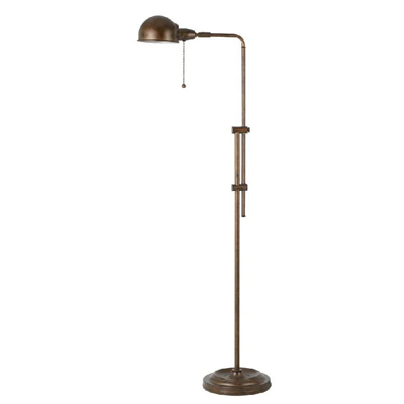 Wood Floor Lamp with Natural Grain for a Warm and Organic FeelCal Lighting BO-2441FL-RU 60W Croby Pharmacy Floor Lamp Wood Floor Lamp with Natural Grain for a Warm and Organic FeelCal Lighting BO-2441FL-RU 60W Croby Pharmacy Floor Lamp
