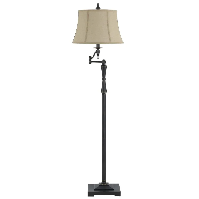 Bohemian Inspired Floor Lamp for Eclectic Home DecorCal Lighting BO-2443SWFL 150W 3 Way Madison Swing Arm Floor Lamp