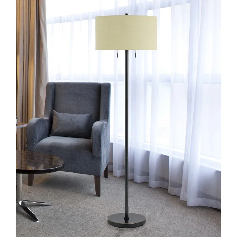 Marble Base Floor Lamp for a Touch of LuxuryCal Lighting BO-2450FL-DB 60W X 2 Calais Metal Floor Lamp Marble Base Floor Lamp for a Touch of LuxuryCal Lighting BO-2450FL-DB 60W X 2 Calais Metal Floor Lamp