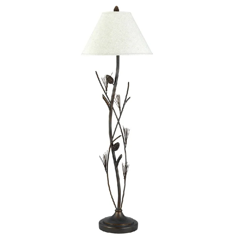 Industrial Style Floor Lamp with Exposed Bulbs for Loft ApartmentsCal Lighting BO-961FL 150W 3Way Pine Twig Iron Floor Lamp Industrial Style Floor Lamp with Exposed Bulbs for Loft ApartmentsCal Lighting BO-961FL 150W 3Way Pine Twig Iron Floor Lamp