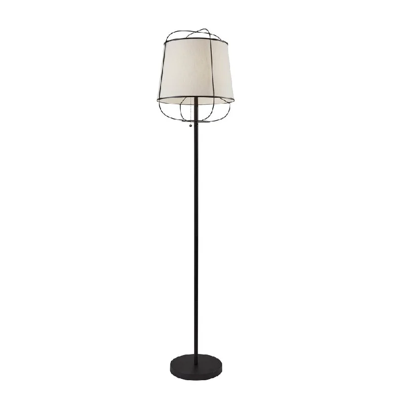 Bohemian Inspired Floor Lamp for Eclectic Home DecorCarbon Loft Melville Matte Black Wire Cage Floor Lamp Bohemian Inspired Floor Lamp for Eclectic Home DecorCarbon Loft Melville Matte Black Wire Cage Floor Lamp