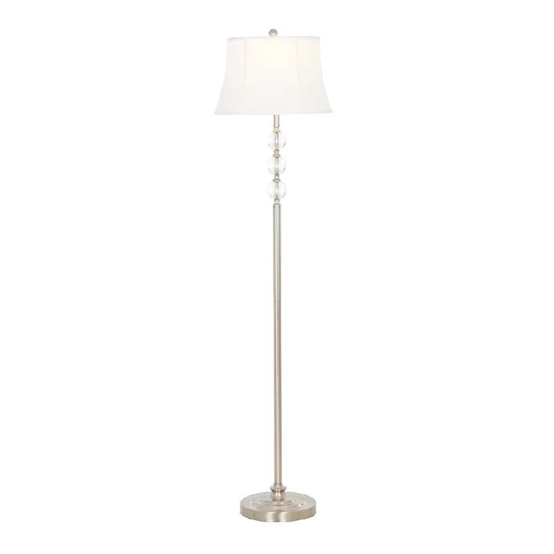 Dimmable Floor Lamp for Adjustable Lighting AmbianceCatalina Lighting Classic Stacked Ball Floor Lamp, 59.5 Brush Nickel 18578-003 Dimmable Floor Lamp for Adjustable Lighting AmbianceCatalina Lighting Classic Stacked Ball Floor Lamp, 59.5 Brush Nickel 18578-003