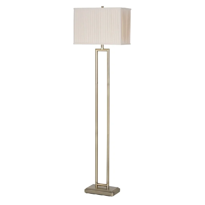 Metal Floor Lamp with a Matte Black Finish for a Sleek LookCatalina Lighting Maya Brass Metal Rectangular Floor Lamp Metal Floor Lamp with a Matte Black Finish for a Sleek LookCatalina Lighting Maya Brass Metal Rectangular Floor Lamp