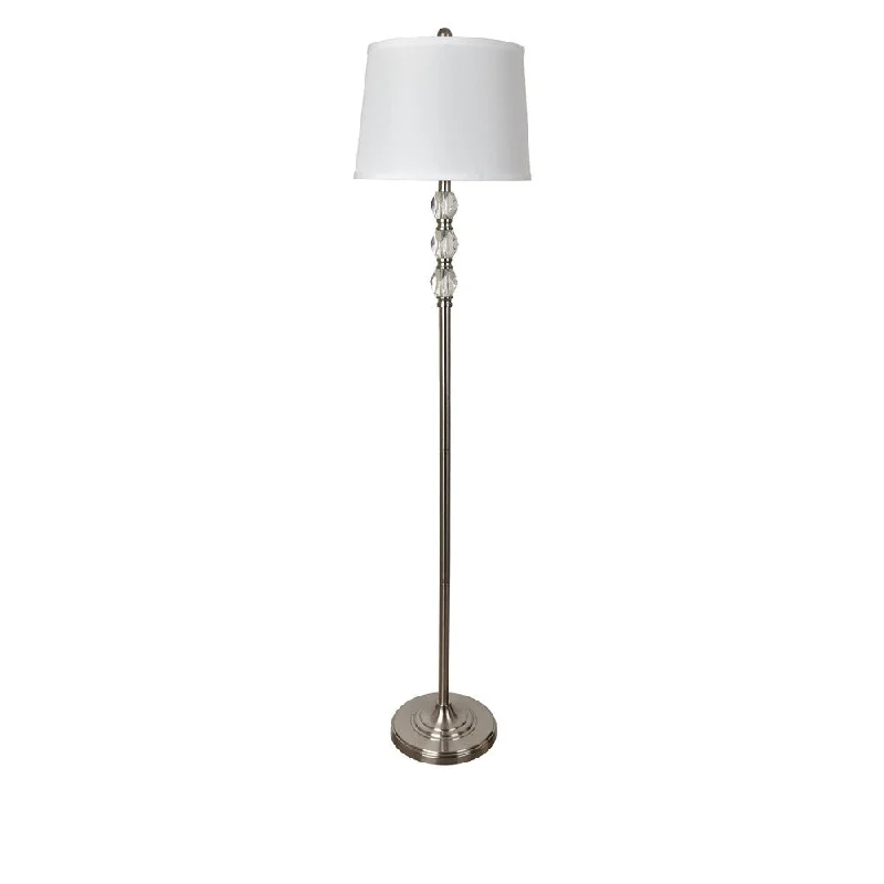 Marble Base Floor Lamp for a Touch of LuxuryChauncey 61.75" Metal Floor Lamp - Silver Marble Base Floor Lamp for a Touch of LuxuryChauncey 61.75" Metal Floor Lamp - Silver