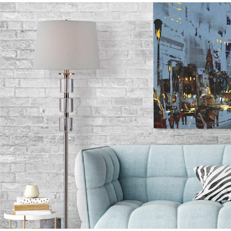 Wood Floor Lamp with Natural Grain for a Warm and Organic FeelCrystal Floor Lamp