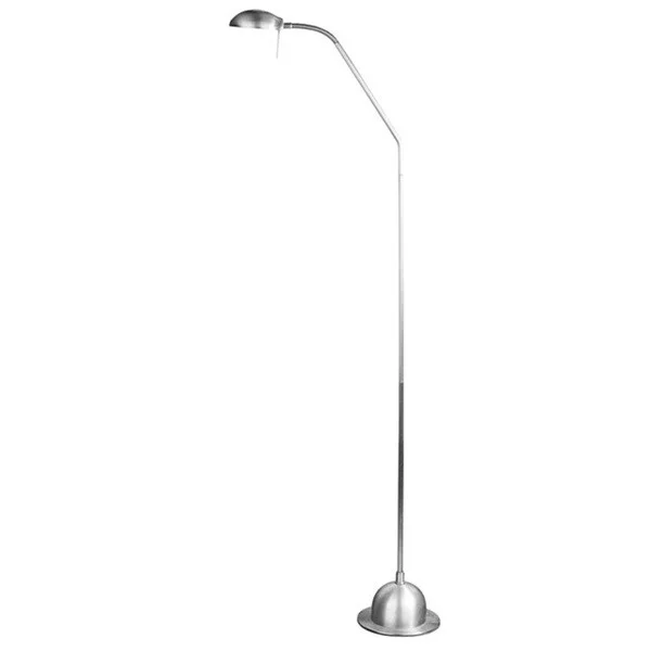 Bohemian Inspired Floor Lamp for Eclectic Home DecorDainolite Adjustable Gooseneck Floor Lamp in Satin Chrome Bohemian Inspired Floor Lamp for Eclectic Home DecorDainolite Adjustable Gooseneck Floor Lamp in Satin Chrome