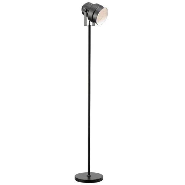 Rustic Farmhouse Style Floor Lamp for Cozy BedroomsDainolite Floor Spot-light in Black Finish Rustic Farmhouse Style Floor Lamp for Cozy BedroomsDainolite Floor Spot-light in Black Finish