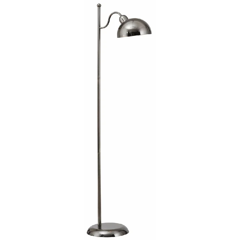 Wood Floor Lamp with Natural Grain for a Warm and Organic FeelDownpour Antique Brass Metal Floor Lamp