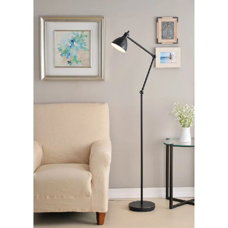 Bohemian Inspired Floor Lamp for Eclectic Home DecorEli 62-inch Oil Rubbed Bronze Task Floor Lamp