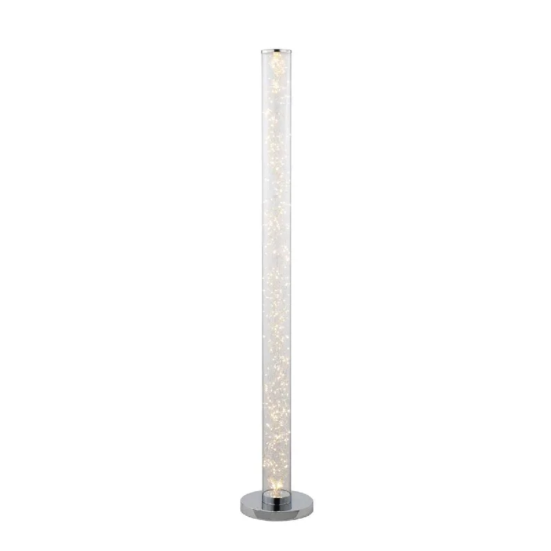 Metal Floor Lamp with a Matte Black Finish for a Sleek LookFloor Lamp With 360 Pieces Led Rope Bulbs, Silver By Benzara Metal Floor Lamp with a Matte Black Finish for a Sleek LookFloor Lamp With 360 Pieces Led Rope Bulbs, Silver By Benzara