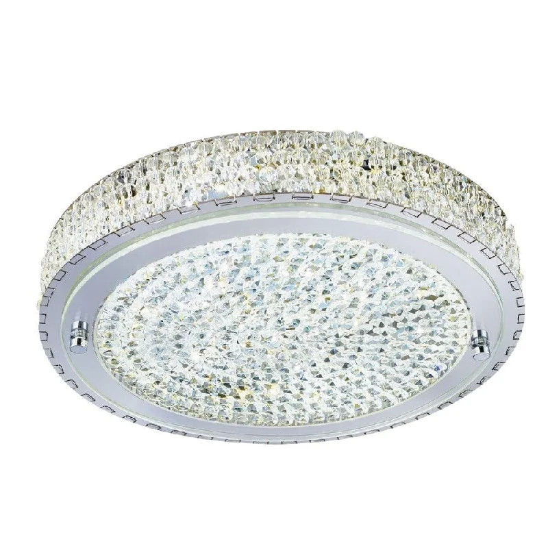  Way Switch Floor Lamp for Multiple Light Intensity LevelsFlorida Chrome & Crystal Flush LED Ceiling Light - 40cm