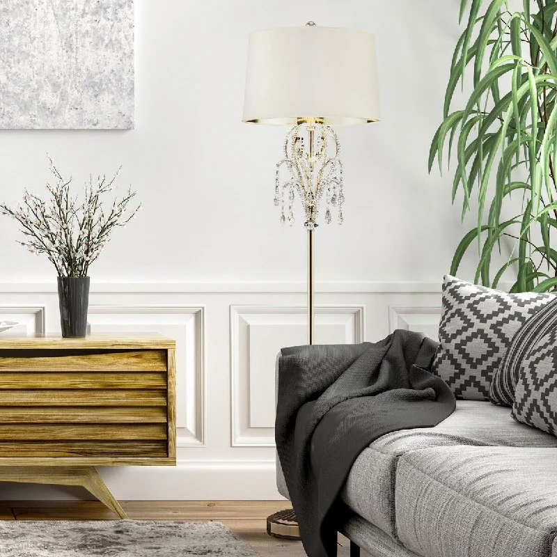 Rustic Farmhouse Style Floor Lamp for Cozy BedroomsFurniture of America Guyt Contemporary Gold Crystal 62" Floor Lamp Rustic Farmhouse Style Floor Lamp for Cozy BedroomsFurniture of America Guyt Contemporary Gold Crystal 62" Floor Lamp