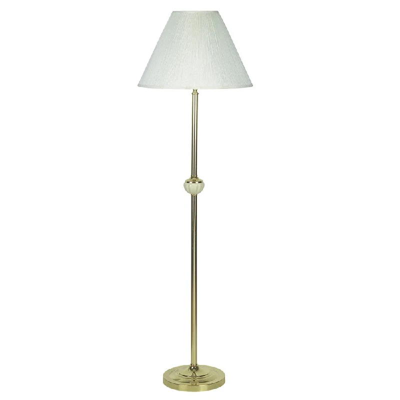 USB Charging Port Floor Lamp for Convenient Device ChargingGold and White Floor Lamp with Ceramic Accent By Homeroots USB Charging Port Floor Lamp for Convenient Device ChargingGold and White Floor Lamp with Ceramic Accent By Homeroots