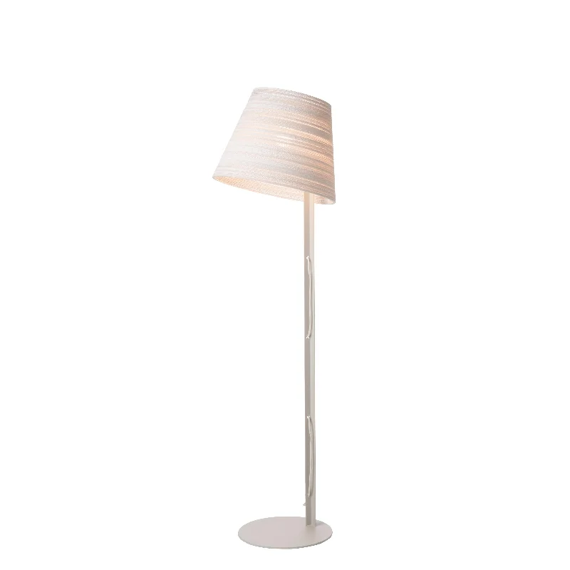 Rustic Farmhouse Style Floor Lamp for Cozy BedroomsGraypants Scraplight Tilt White Floor Lamp Rustic Farmhouse Style Floor Lamp for Cozy BedroomsGraypants Scraplight Tilt White Floor Lamp
