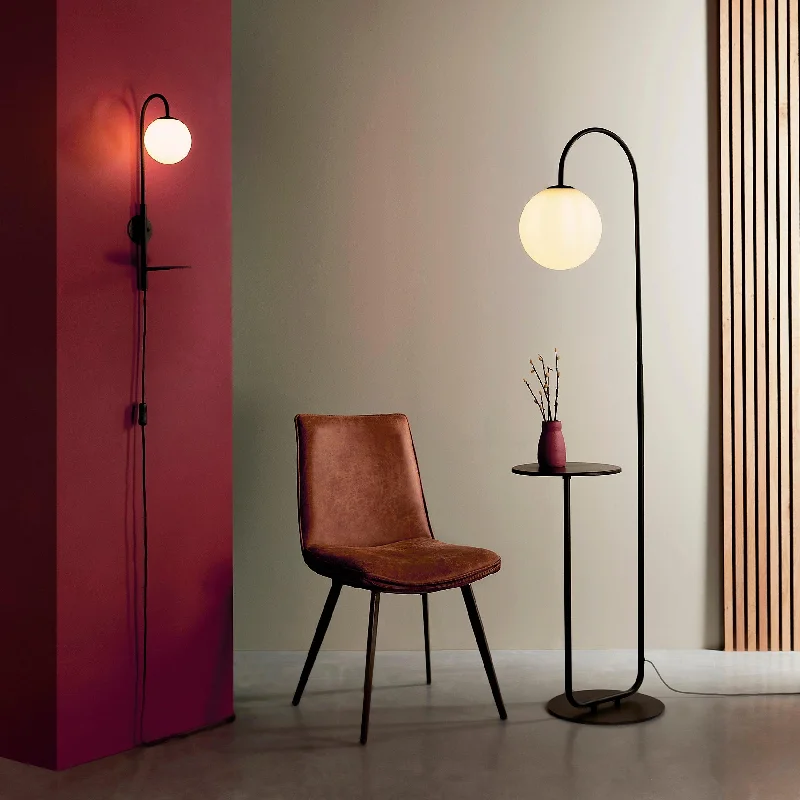 Fabric Floor Lamp with a Linen Shade for a Relaxed AestheticSouthall Plug in Black Wall Light With Opal Glass Shade Fabric Floor Lamp with a Linen Shade for a Relaxed AestheticSouthall Plug in Black Wall Light With Opal Glass Shade