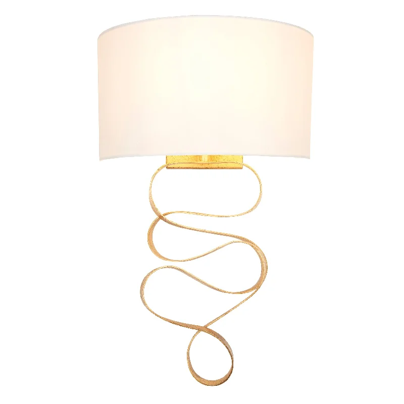 Fabric Floor Lamp with a Linen Shade for a Relaxed AestheticHarleston Gold Modern Wall Light With Ivory Shade Fabric Floor Lamp with a Linen Shade for a Relaxed AestheticHarleston Gold Modern Wall Light With Ivory Shade