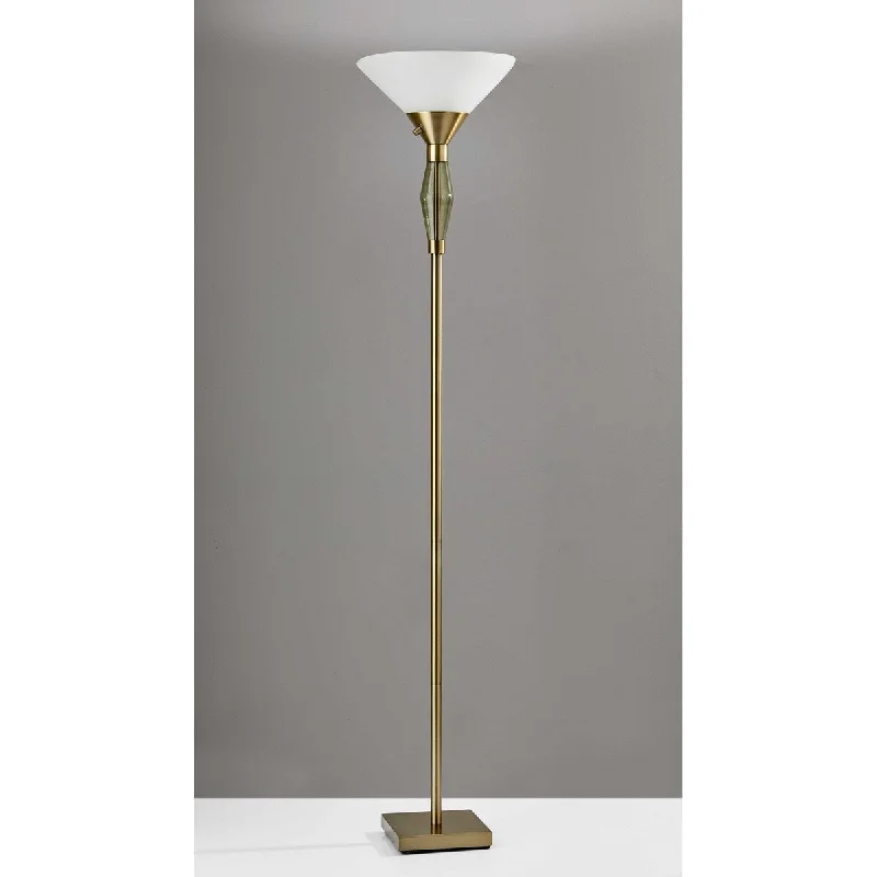 Wood Floor Lamp with Natural Grain for a Warm and Organic FeelHomeRoots 14" X 14" X 71" Brass Metal 300W Torchiere - 71 x 14 x 14 Wood Floor Lamp with Natural Grain for a Warm and Organic FeelHomeRoots 14" X 14" X 71" Brass Metal 300W Torchiere - 71 x 14 x 14