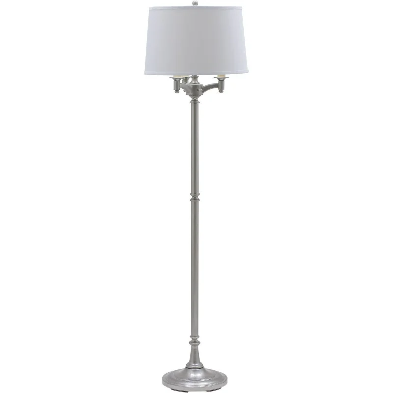 Bohemian Inspired Floor Lamp for Eclectic Home DecorHouse of Troy L800SN Four Light Floor Lamp Lancaster Satin Nickel - One Size Bohemian Inspired Floor Lamp for Eclectic Home DecorHouse of Troy L800SN Four Light Floor Lamp Lancaster Satin Nickel - One Size
