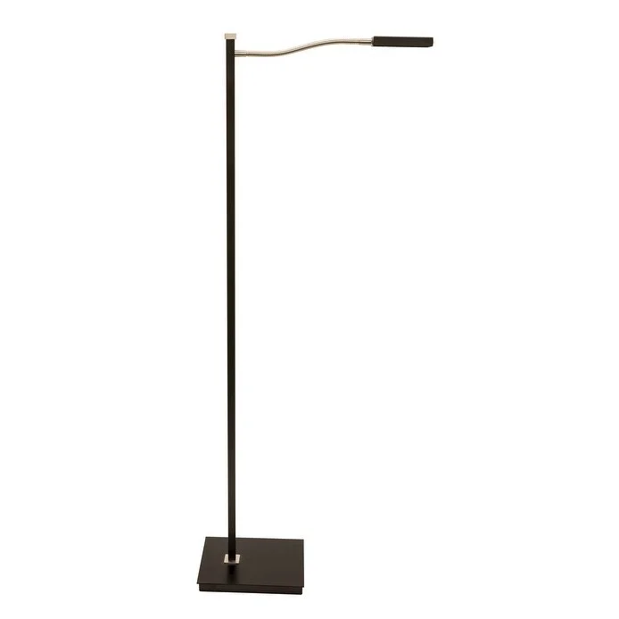 Marble Base Floor Lamp for a Touch of LuxuryHouse of Troy LEW800BLK LED Floor Lamp Lewis Black w/ Satin Nickel - One Size Marble Base Floor Lamp for a Touch of LuxuryHouse of Troy LEW800BLK LED Floor Lamp Lewis Black w/ Satin Nickel - One Size
