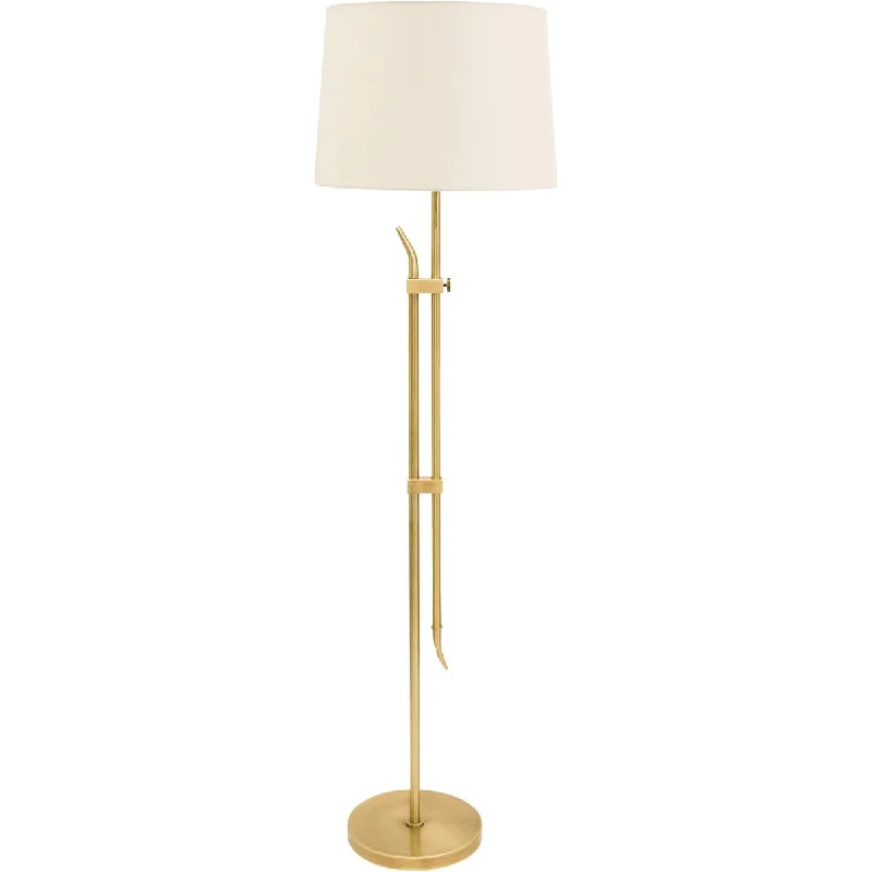 Industrial Style Floor Lamp with Exposed Bulbs for Loft ApartmentsHouse of Troy W400AB One Light Floor Lamp Windsor Antique Brass - One Size Industrial Style Floor Lamp with Exposed Bulbs for Loft ApartmentsHouse of Troy W400AB One Light Floor Lamp Windsor Antique Brass - One Size