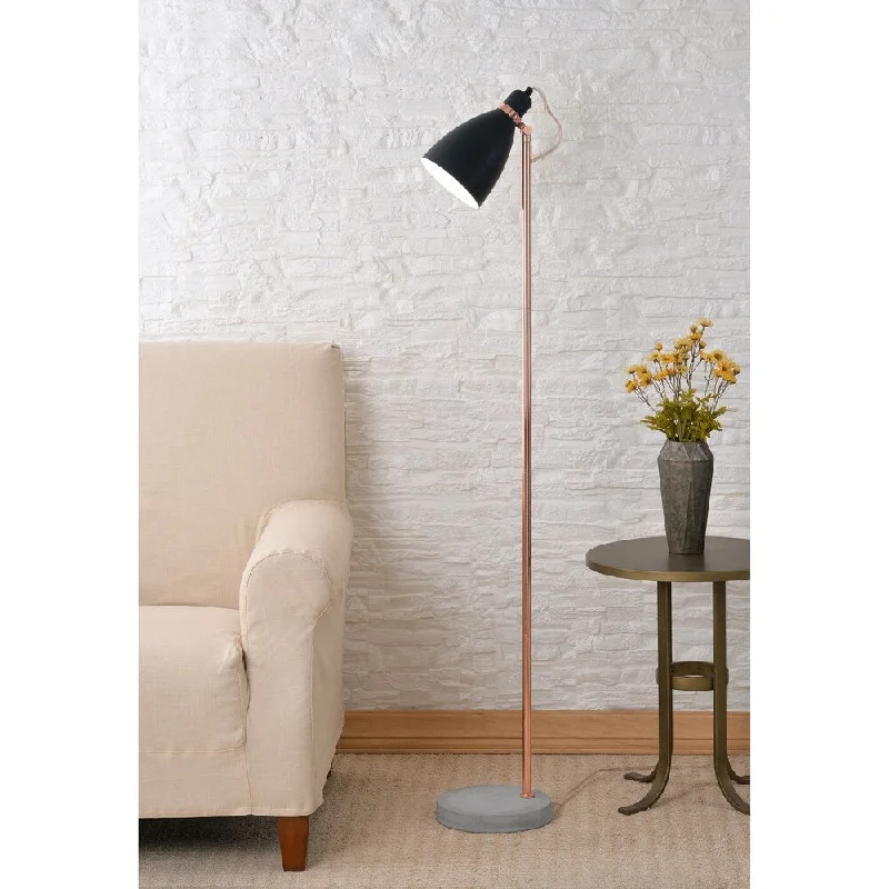 Dimmable Floor Lamp for Adjustable Lighting AmbianceLola Black and Copper 59" Floor Lamp Dimmable Floor Lamp for Adjustable Lighting AmbianceLola Black and Copper 59" Floor Lamp