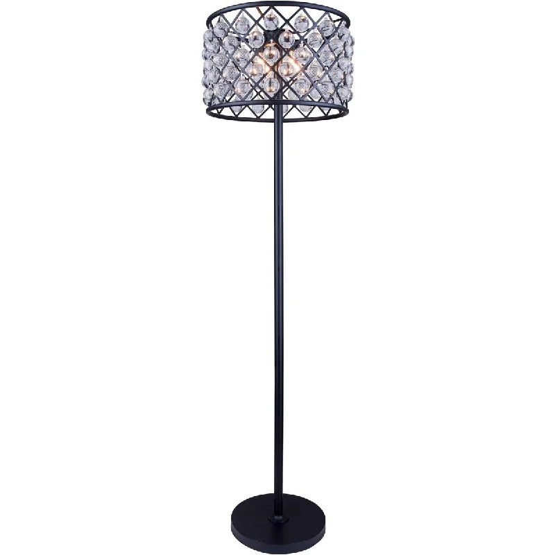Modern Minimalist Floor Lamp for Contemporary Living RoomsMadison 4 light Matte Black Floor Lamp Clear Royal Cut Crystal - One Size Modern Minimalist Floor Lamp for Contemporary Living RoomsMadison 4 light Matte Black Floor Lamp Clear Royal Cut Crystal - One Size